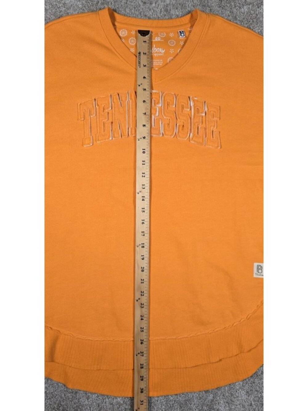 Tennessee Volunteers V-Neck Westin Poncho Pullover Pressbox Sweatshirt Women XL - Picture 3 of 16